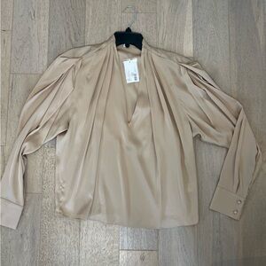 NWT Intermix Shayla Cream Top Size Large.